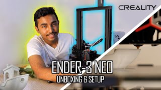 Unboxing my first 3d printer  Creality Ender 3 Neo  Complete Guide [upl. by Arihsat969]