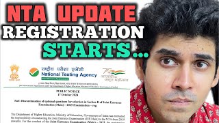 URGENT🚨 JEE 2025 REGISTRATION Starting  Major UPDATE ✅ jee1 [upl. by Eeliah]