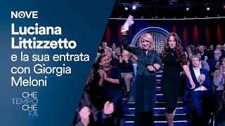 Che tempo che fa  Luciana Littizzetto e la sua entrata con Giorgia Meloni [upl. by Leake]