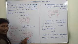 GROUP ISOMORPHISM  ISOMORPHISM IN GROUP THEORY  ISOMORPHISM BETWEEN GROUPS  GROUP THEORY  DMS [upl. by Otrevire]