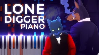 Caravan Palace · Lone Digger · Ragtime  LyricWulf Piano Tutorial on Synthesia [upl. by Yeslaehc]