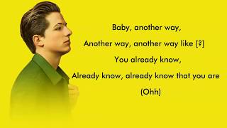 Charlie Puth  Attention Lyrics [upl. by Ytsihc959]