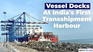 Vizhinjam Port Welcomes First Container Vessel  NDTV Profit [upl. by Coheman]