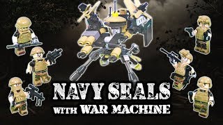 Lego United States Navy SEALs  SWAT Knockoff Minifigures by CoolCrafts [upl. by Wolenik]