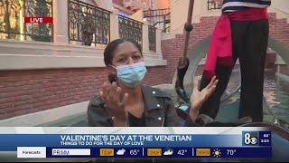 A romantic gondola ride at The Venetian [upl. by Irt]