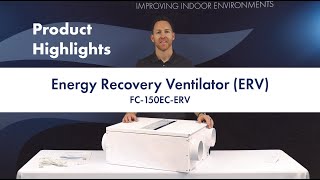 Slim Design Powerful Performance ERV  Energy Recovery Ventilator [upl. by Eveam808]