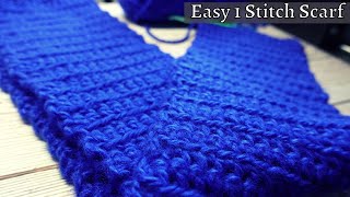 Crochet Scarf for Beginners Take 13  Easy Pattern to Crochet Scarf Using ONE Stitch [upl. by Doner]