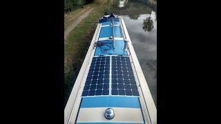 Fitting solar panels to a narrowboat [upl. by Ralph228]