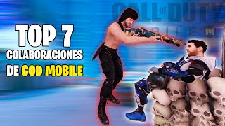 Top 7 mejores colaboraciones en COD MOBILE [upl. by Gareri]