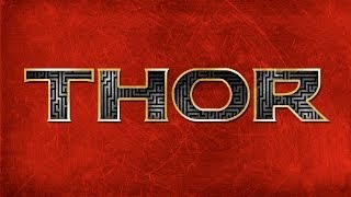 Create A Thor Style Movie Title  Advanced Text in Photoshop CC [upl. by Ereynihc]