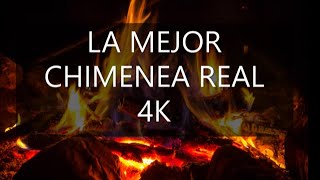 Hermosa Chimenea 4k Relajante 🔥 EN TIEMPO REAL  BEST FIREPLACE Sin Música [upl. by Jarvey291]