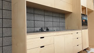 plywood kitchen build [upl. by Llehsam]