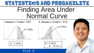 Finding area under a normal curve  Prof D [upl. by Tadio]