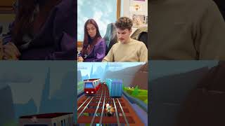 Noe tar oppmerksomheten vår flippklipp subwaysurfers [upl. by Wills]