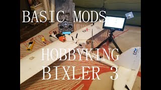 HobbyKing Bixler 3 MODs [upl. by Eicak624]