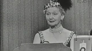 Whats My Line  Hedda Hopper Peter Lind Hayes panel Apr 22 1956 [upl. by Cristionna]