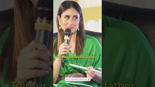 Kareena Kapoor Khan on Taimur and Jeh in an interview shorts [upl. by Kronfeld]