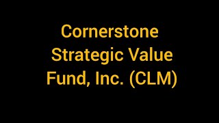 CLM VS THE SampP500 AND NASDAQ TOTAL RETURNS [upl. by Rosabel]