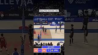 Dramatic Rally 😱 USA vs Japan [upl. by Niarda]