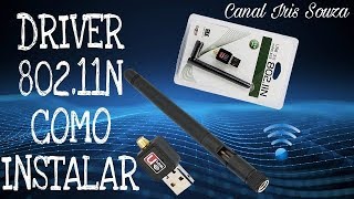 80211N como instalar esse driver [upl. by Naneik]