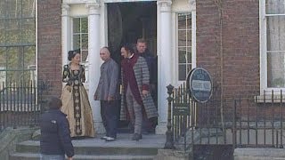 Matthew Macfadyen behind the scenes of Ripper StreetDublinIreland 22 May 2013 212 [upl. by Barker847]