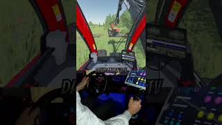 FS22 Logging Work with Wheel and Joystick [upl. by Briano972]