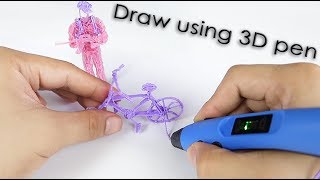 3D Drawing using Sunlu Intelligent 3D PEN [upl. by Nilyarg424]