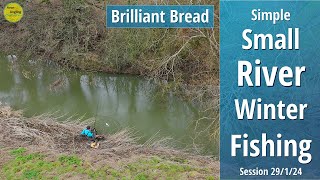 Simple Small River Winter Fishing With Bread  Epic Red Letter Session  29124 Video 466 [upl. by Pritchett]