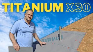 How to Install Titanium X30 Underlayment  Tile Roofing Guide [upl. by Nov]