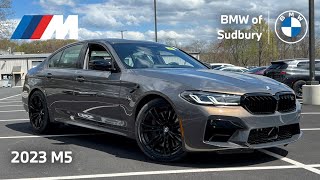 2023 BMW M5 Competition Alvite Grey  Last of the F90  Video Walkaround [upl. by Ecnarwal]