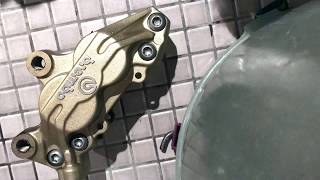 Brembo caliper disassembly and cleaning [upl. by Materi]