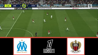 OLYMPIQUE MARSEILLE VS OGC NICE  LIGUE 1 20242025  FOOTBALL LIFE 2024 [upl. by Aneen298]