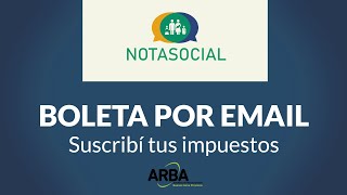 Cómo recibir boleta ARBA por email [upl. by Kcorb309]