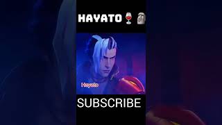 FREEFIRE ANIMATION HAYATO REACTION animation animeedit shorts shortsfeed [upl. by Clarinda926]