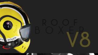 Roof Boxer V8 Helmet  Chromeburner Motorgear [upl. by Llenal913]