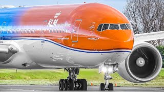 200 CLOSE UP TAKEOFFS and LANDINGS in 2 HOURS  Amsterdam Airport Schiphol Plane Spotting AMSEHAM [upl. by Ecnaiva]