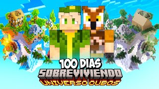 Sobreviviendo 100 Dias en un UNIVERSO de CUBOS con TERROR en MINECRAFT  DIRECTO Dia 3 [upl. by Assiroc]