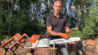 The best Chainsaw Chain sharpening video ever [upl. by Sherline]