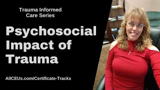 Psychosocial Impact of Trauma SAMHSA TIP 57 [upl. by Adla]