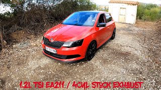 SKODA FABIA Mk3  12l TSi  CatBack Tailored  INOX WITH VALVE DP STOCK  By proweldexhaust [upl. by Lyrret]