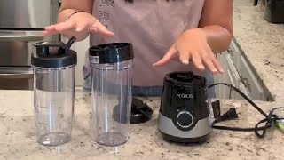 KOIOS Smoothie Blender 900W Blenders for Kitchen with 27oz No BPA Portable Bottles and Spout Lids [upl. by Ogden]