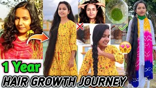 MY REAL HAIR GROWTH JOURNEY WITH HOMEMADE REMEDIES  Short To Super Long Hair In 2 Years RuntiMe [upl. by Ramled]