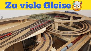 Jede Menge Gleise und wie es doch noch Realistisch werden soll Modellbahn h0 im Bau [upl. by Morey]