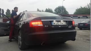 audi a6 c6 30TDI custom exhaust sound by SLG [upl. by Ankney99]