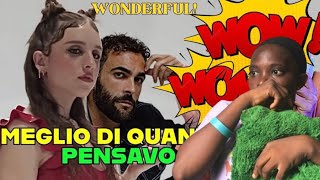 Angelina Mango  uguale a me feat Marco Mengoni Visual Video  FOREIGNER REACTS [upl. by Myrtia416]