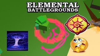 NEW ELEMENTS CHAOS Element Demonstrate Showcase  Roblox Elemental Battleground [upl. by Sadoff]