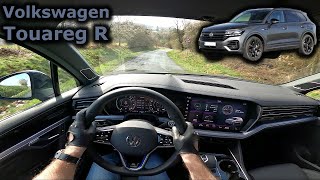 2022 Volkswagen Touareg R  POV test drive [upl. by Herr]