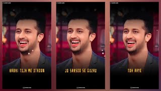 Baarish  Atif Aslam Lyrical Video  Atif Aslam Special Status Video [upl. by Blainey]