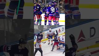 Crash the net  the rest will follow adamedstrom nhl nyr hockey goal [upl. by Suiram]