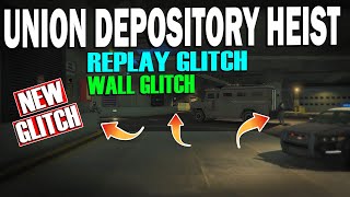 New Glitch Union Depository Heist Auto Shop Weekly Update GTA Online Replay Glitch Double Money [upl. by Ahearn]